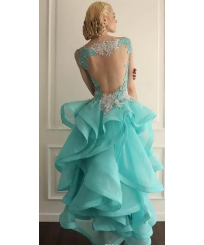 Tulle Prom Dresses Lace Applique Homecoming Dresses for Teens Performanc Quinceanera Dresses Light Pink $50.34 Dresses