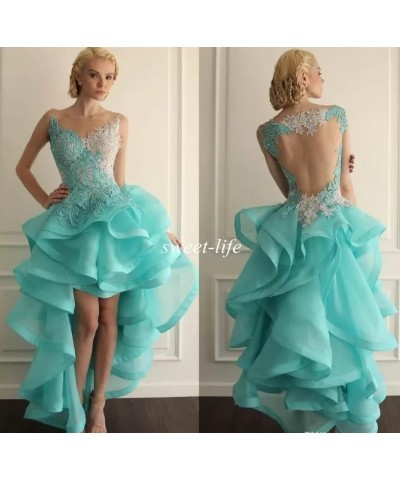 Tulle Prom Dresses Lace Applique Homecoming Dresses for Teens Performanc Quinceanera Dresses Light Pink $50.34 Dresses