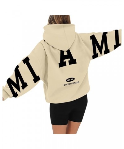 Sweater Women Boho Zipperless Back Since 1896 Point Estates Printed Hoodie Trendy Loose Casual Blouses 2023 Beige $11.34 Acti...