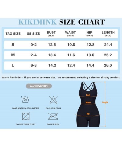 Women's Jumpsuits Seamless Ribbed Square Neck One Piece Yoga Workout Sleeveless Rompers Sexy Tank Top Shorts Strappy-blue $11...