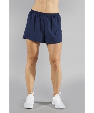 BOA Womens 1.5" Half Split Trainer Solid Running Short (1201B) Navy $23.22 Activewear