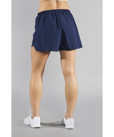 BOA Womens 1.5" Half Split Trainer Solid Running Short (1201B) Navy $23.22 Activewear